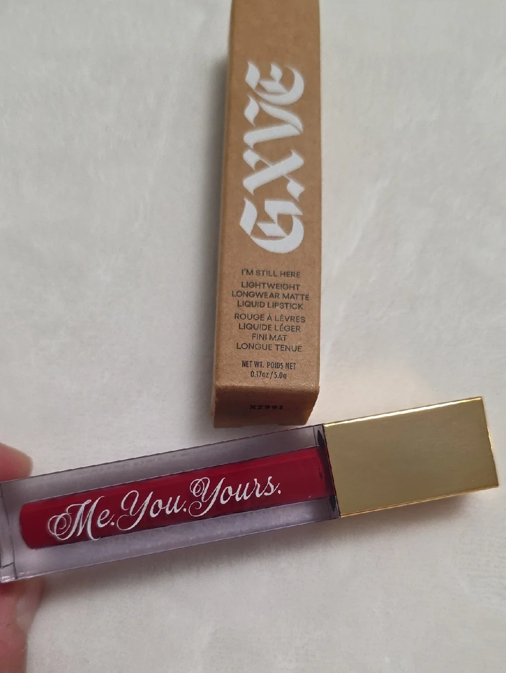 NIB GXVE Beauty I'm Still Here Lightweight Longwear Matte Liquid Lipstick